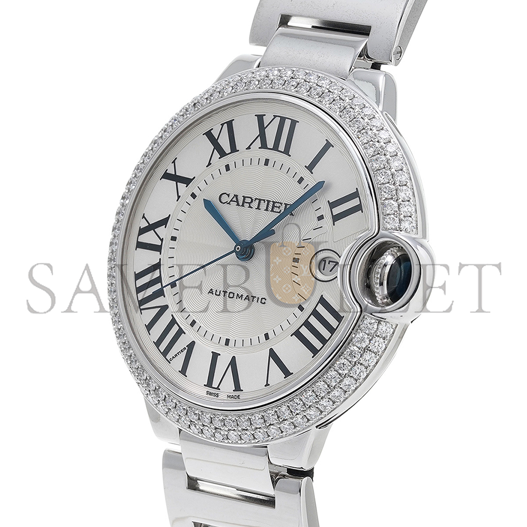 Ca*t*er ballon bleu de 42mm silver men